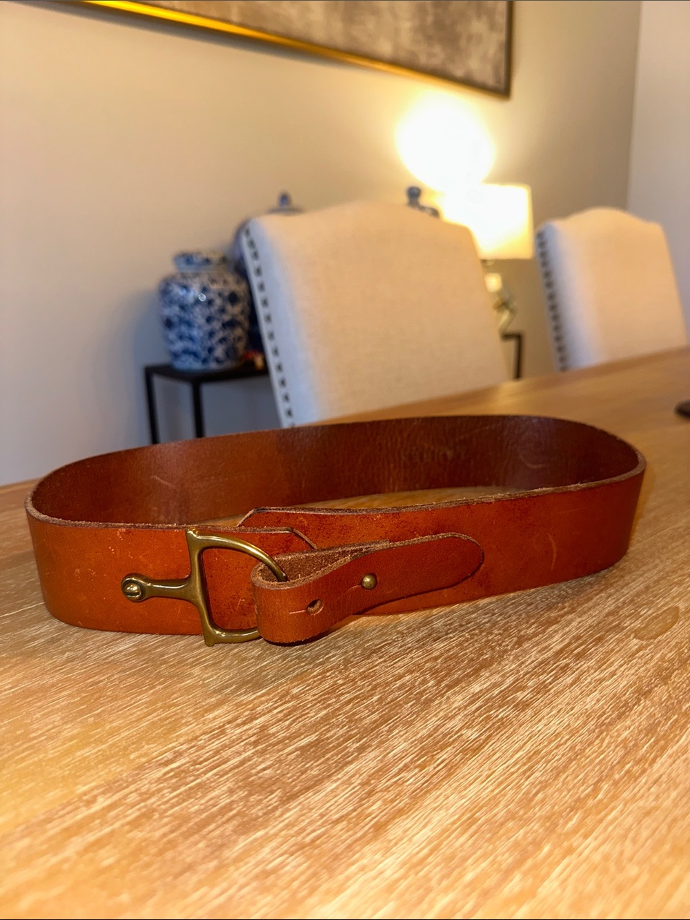 Vintage Ralph Lauren Horse Bit Wrap Belt